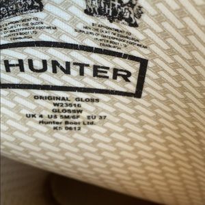 Hunter Rain Boots Red